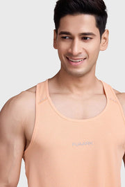 Checks Running Tank Peach by Fuaark Nz