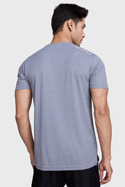 Checks Running T-shirt Ultimate Grey by Fuaark Nz