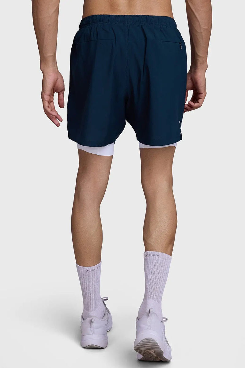 2 in 1 Laser Shorts Pine Green by Fuaark Nz