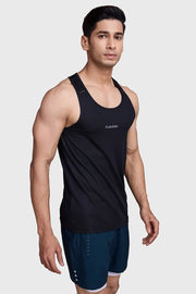 Checks Running Tank Black by Fuaark Nz