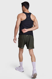 2 in 1 Mesh Shorts Olive by Fuaark Nz