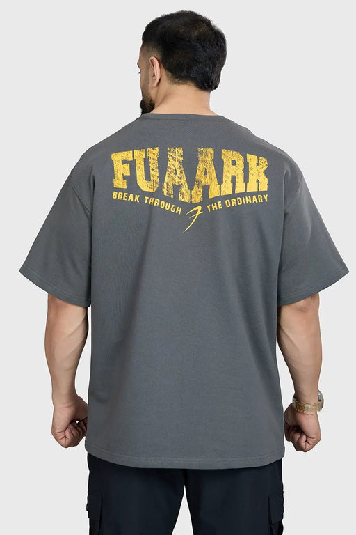 Trendsetter Oversized T-shirt Grey by Fuaark Nz