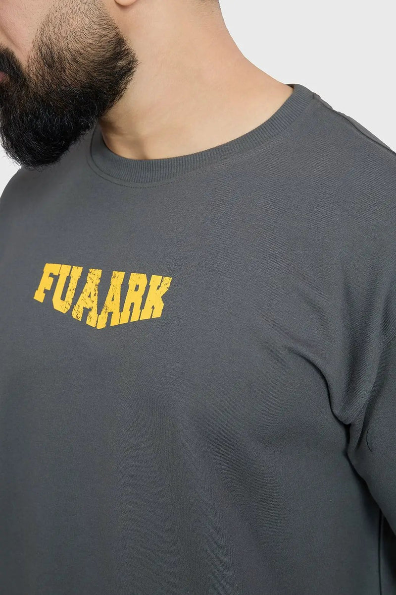 Trendsetter Oversized T-shirt Grey by Fuaark Nz
