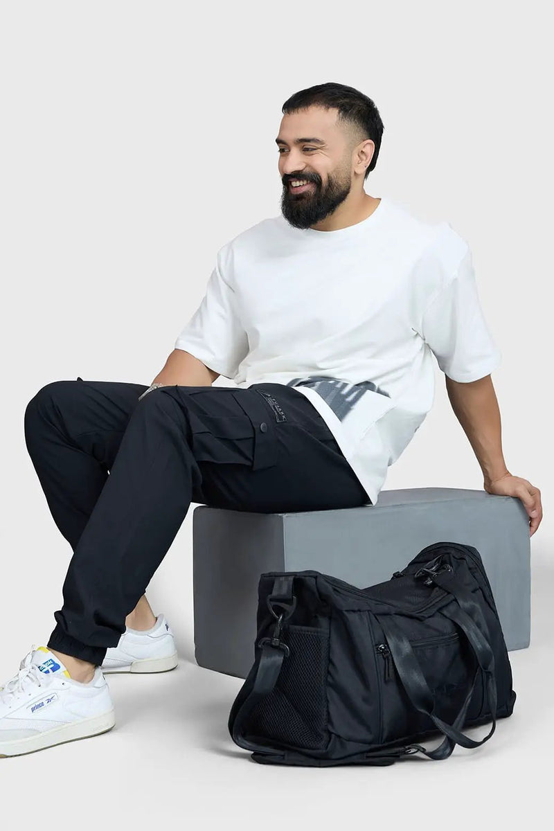 Classic Duffle Bag Black by Fuaark Nz