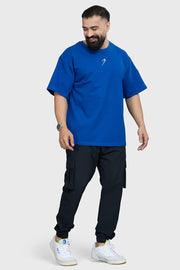 Ignite Oversized T-shirt Royal Blue by Fuaark Nz