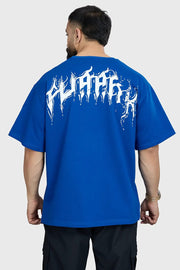 Ignite Oversized T-shirt Royal Blue by Fuaark Nz