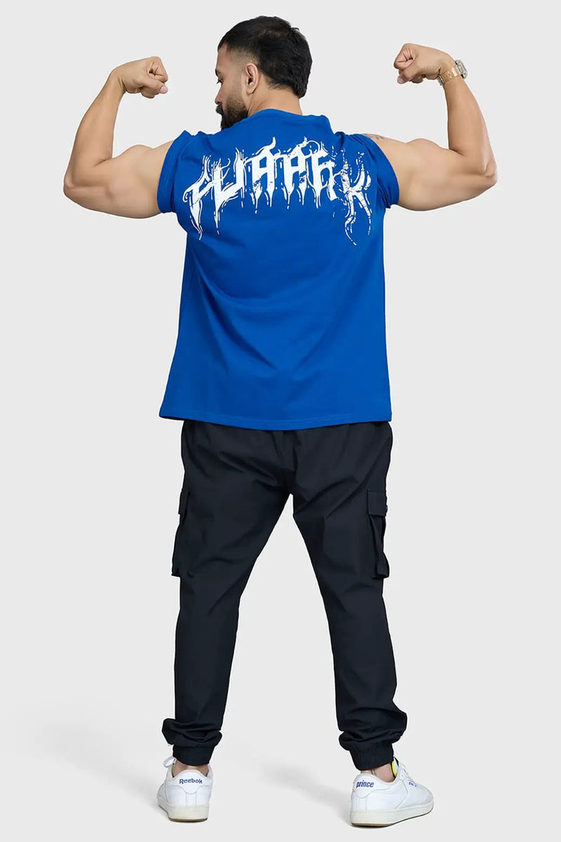 Ignite Oversized T-shirt Royal Blue by Fuaark Nz