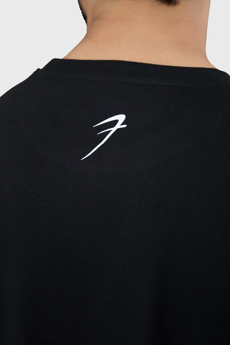 Levitate Oversized T-shirt Black by Fuaark Nz