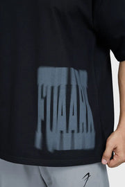 Gorilla Oversized T-shirt Black by Fuaark Nz
