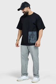 Gorilla Oversized T-shirt Black by Fuaark Nz