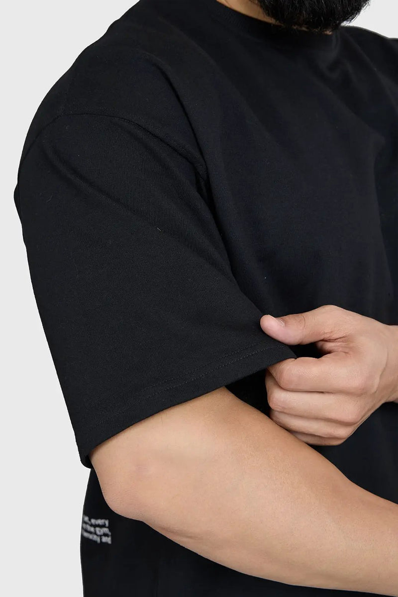 Bull Oversized T-shirt Black by Fuaark Nz