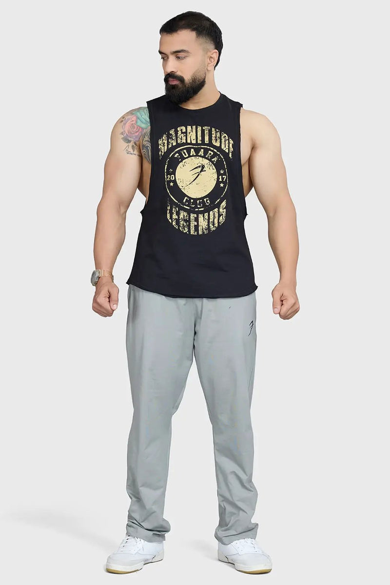 Magnitude Deep Arm Tank Black by Fuaark Nz