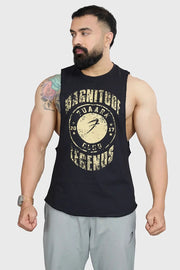 Magnitude Deep Arm Tank Black by Fuaark Nz