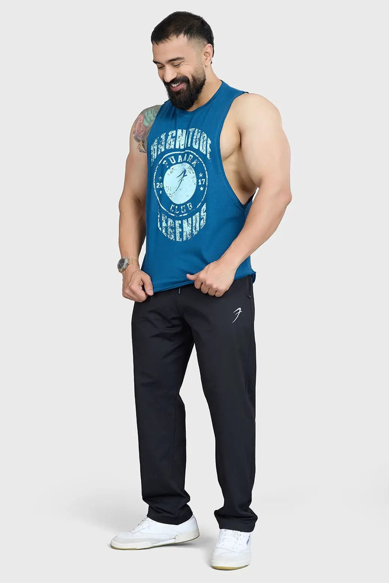 Magnitude Deep Arm Tank Teal by Fuaark Nz