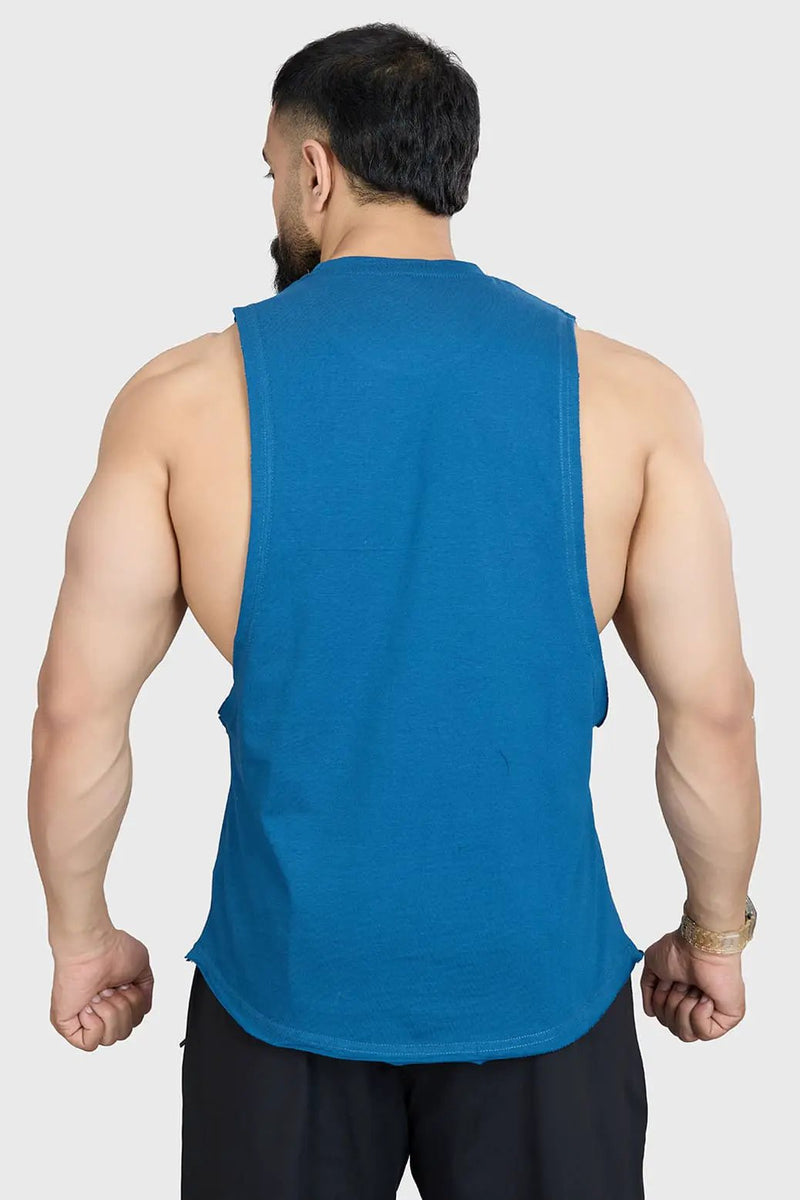 Magnitude Deep Arm Tank Teal by Fuaark Nz