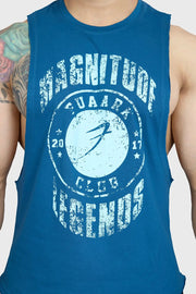 Magnitude Deep Arm Tank Teal by Fuaark Nz