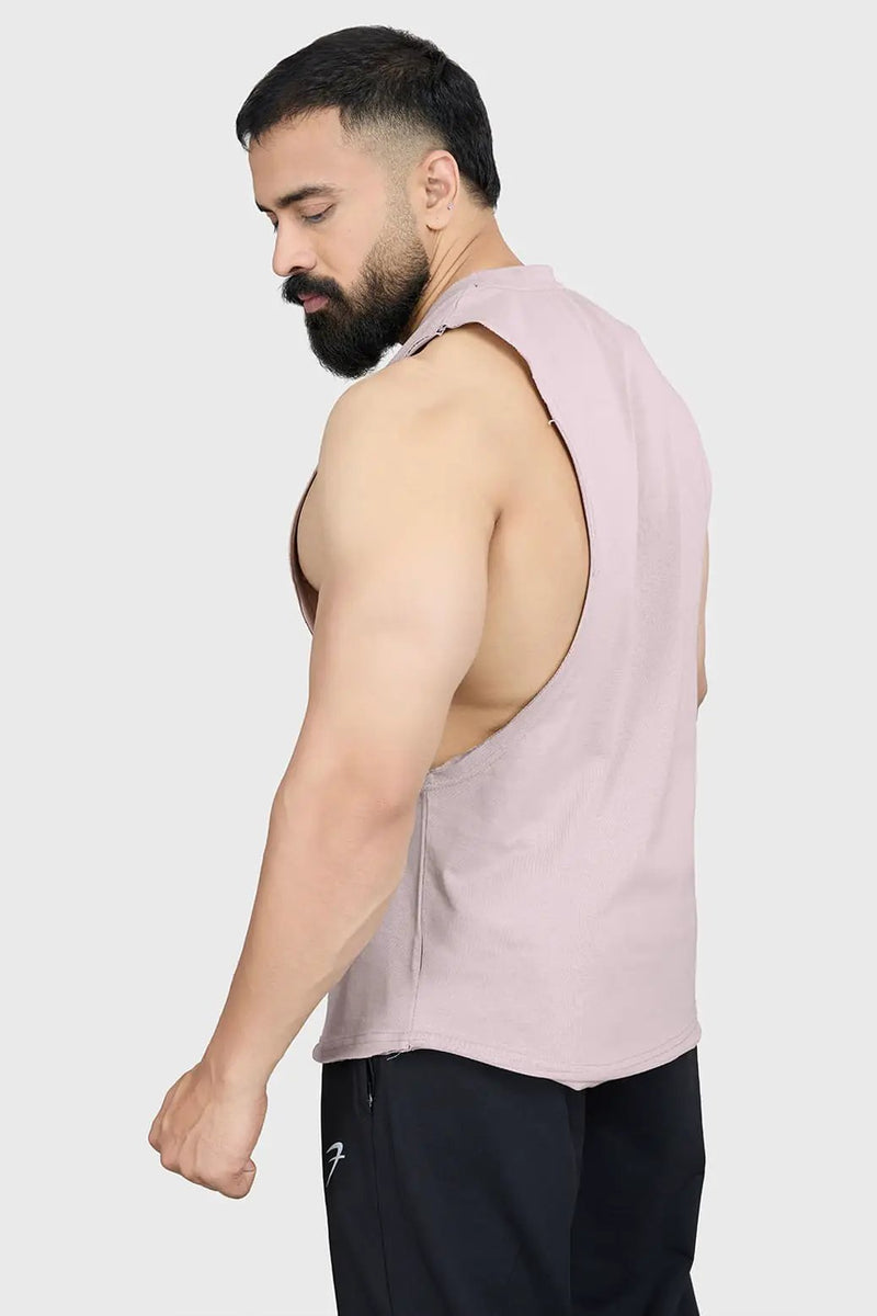 Magnitude Deep Arm Tank Beige by Fuaark Nz