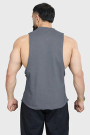 Magnitude Deep Arm Tank Grey by Fuaark Nz
