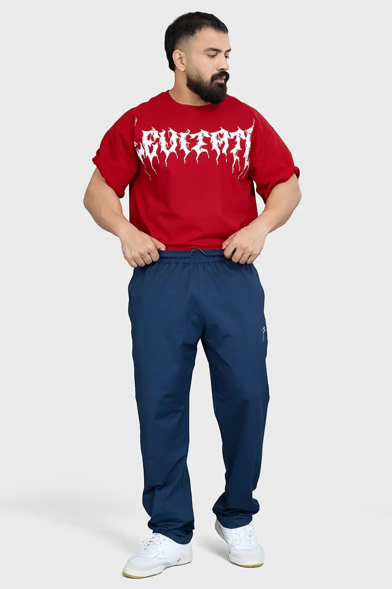 Levitate Oversized T-shirt Red by Fuaark Nz