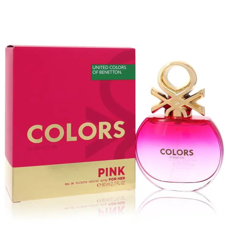 Brands HD Eau De Toilette Spray Colors Pink Eau De Toilette Spray by Benetton 80 ml Colors Pink Eau De Toilette Spray by Benetton 80 ml