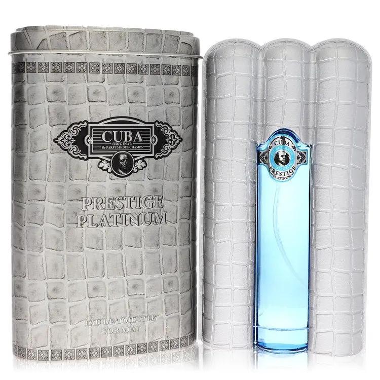 Cuba Prestige Platinum Eau De Toilette Spray by Fragluxe 90 ml by Brands HD