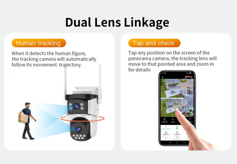 Vstarcam Outdoor Security Camera Dual Lens by salelink.co.nz