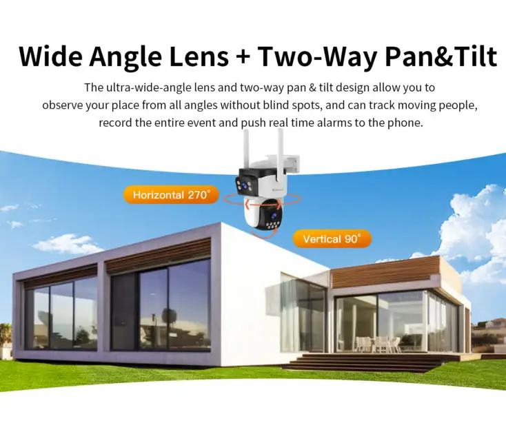 Vstarcam Outdoor Security Camera Dual Lens by salelink.co.nz