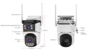 Vstarcam Outdoor Security Camera Dual Lens by salelink.co.nz