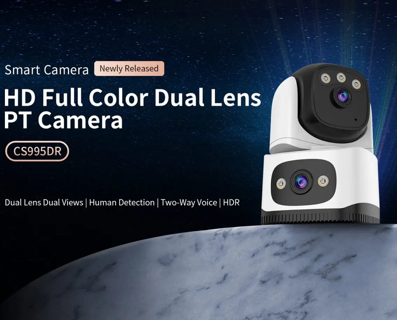 Dual Lens Security Camera by salelink.co.nz
