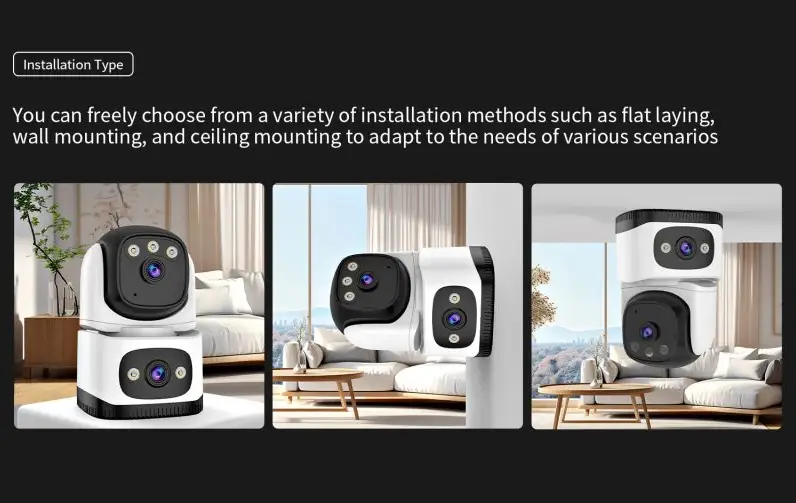 Dual Lens Security Camera