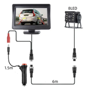 Reverse Camera 4.3'' Car Truck Caravan HD Monitor Reversing Cam by salelink.co.nz