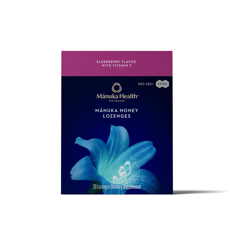 Manuka Honey Elderberry Lozenges with Vitamin C NZ by Manuka Health