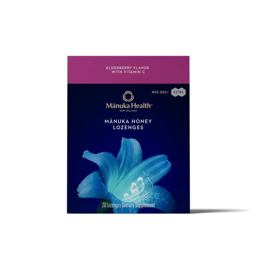 Manuka Honey Elderberry Lozenges with Vitamin C NZ by Manuka Health