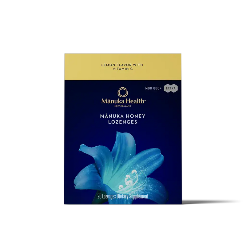 Manuka Honey Lemon Lozenges with Vitamin C NZ by Manuka Health