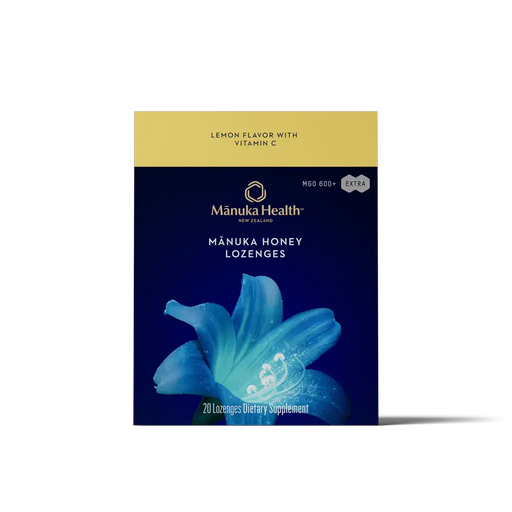 Manuka Honey Lemon Lozenges with Vitamin C NZ by Manuka Health
