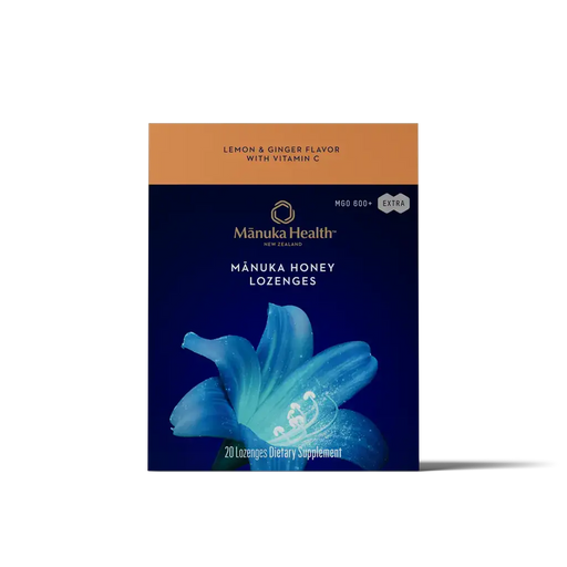 Manuka Honey Lemon & Ginger Lozenges with Vitamin C NZ by Manuka Health