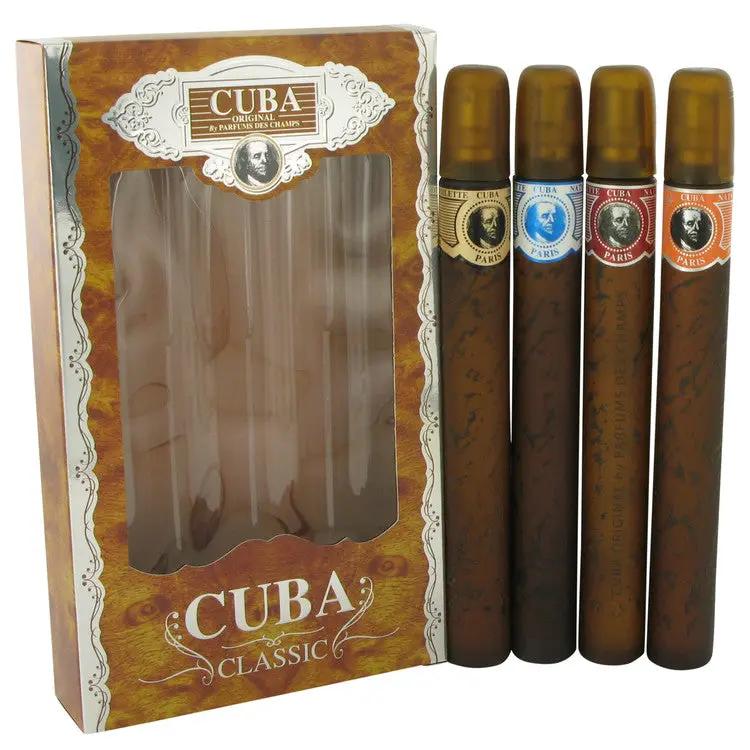Cuba Blue Gift Set - Cuba Variety Set includes All Four 1.15 oz Sprays, Cuba Red, Cuba Blue, Cuba Gold and Cub by Fragluxe -- by Brands HD