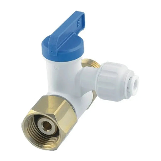 DMfit Angle Stop Valve - Feed Water Adapter - Connect Filter to Cold Tap by Filtration Station NZ
