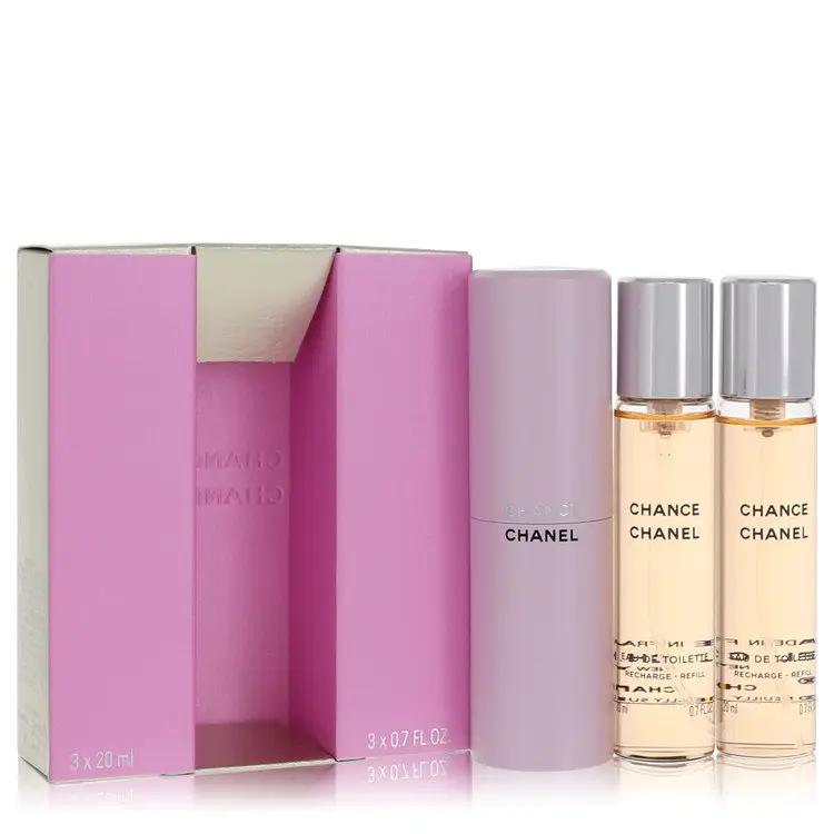Chance Mini EDT Spray + 2 Refills by Chanel 3 x 21 ml by Brands HD