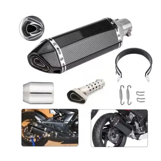 Motorcycle Exhaust Pipe Muffler by salelink.co.nz
