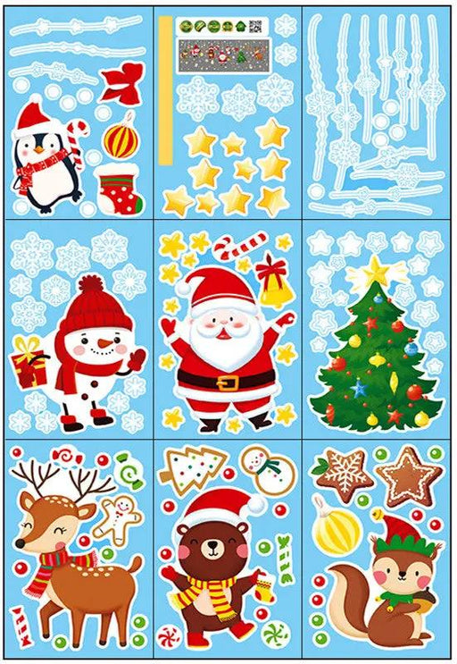 Christmas window stickers C by salelink.co.nz