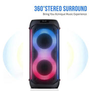 Kiwi Grab Kiwi Grab Bluetooth party speaker with microphone 2 x 6.5″ bass Partybox 610 Bluetooth party speaker with microphone 2 x 6.5″ bass Partybox 610