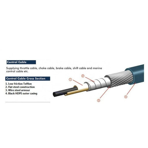 11.0M Morse Engine Control Cable by ASM