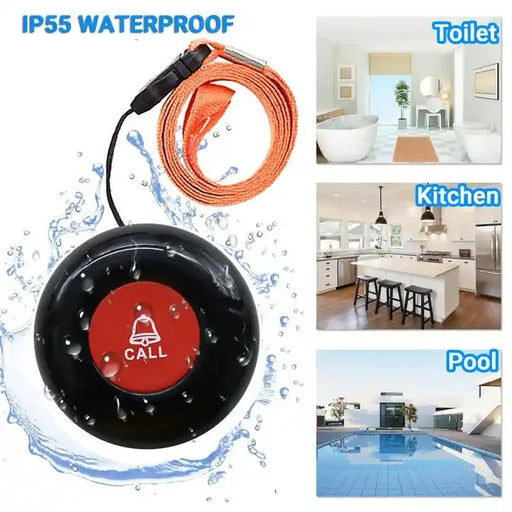 Call Button suitable for Multifunctional Rechargeable Wireless Pager by Eldertech