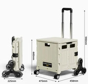 g8buynz Removable Collapsible Basket With Handle Foldable Trolley For Shopping Removable Collapsible Shopping Trolley With Handle