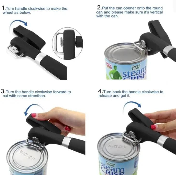g8buynz Safe Cut Can Opener Smooth Edge Can Opener Safe Cut Can Opener Smooth Edge Can Opener