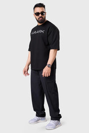 Carpenter Cargo Pants Black by Fuaark Nz