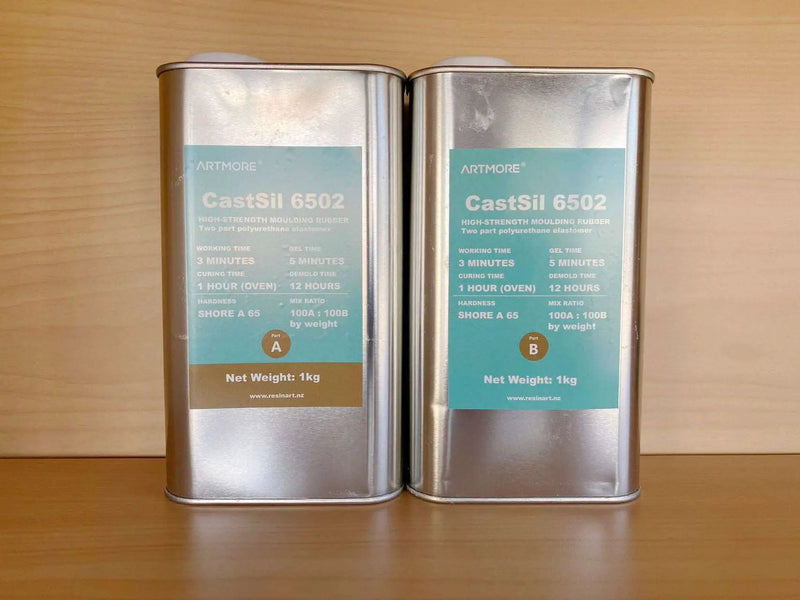 CastSil HIGH-STRENGTH MOULDING RUBBER (Two Part Polyurethane Elastomer) by Resin Art NZ
