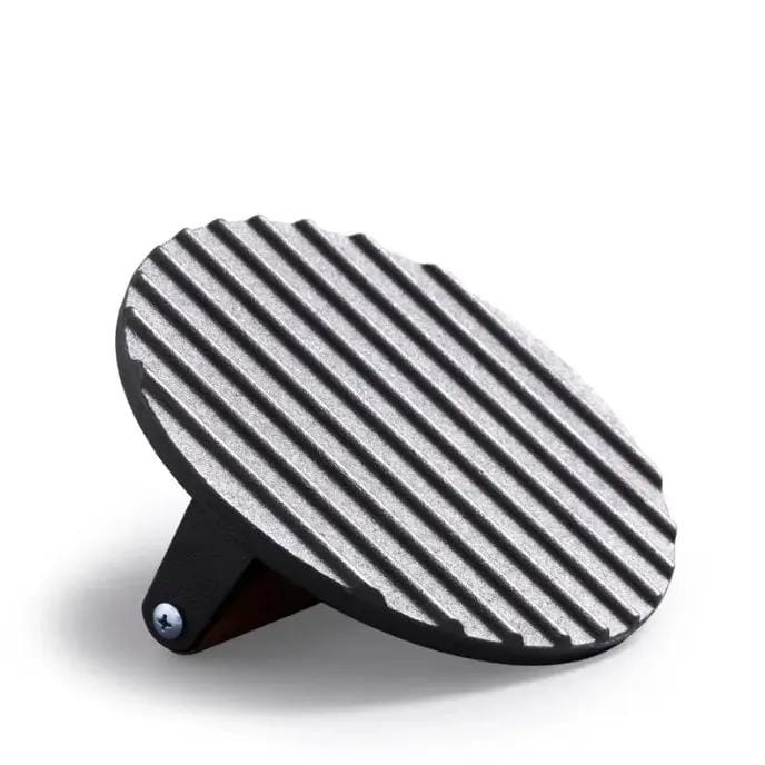 g8buynz Cast iron round striped meat press steak press Cast iron round striped meat press steak press