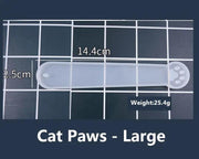 DIY Bookmark Resin Moulds Jewelry Making DIY Craft Tools - Cat Paws by Resin Art NZ